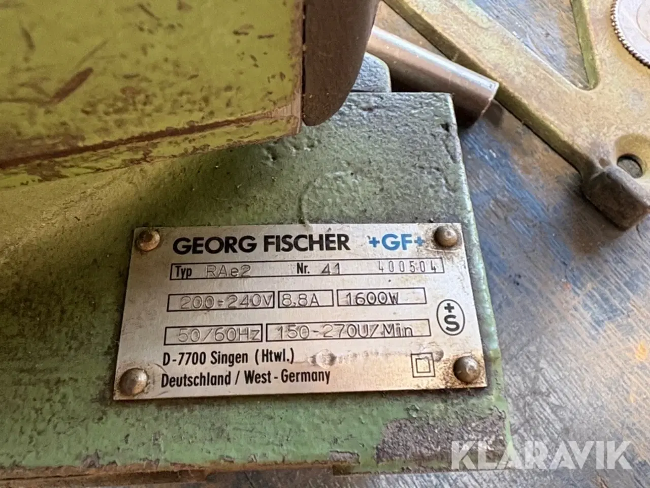 Billede 5 - Rørskærer GF 2,5 tommer Georg Fischer +GF+