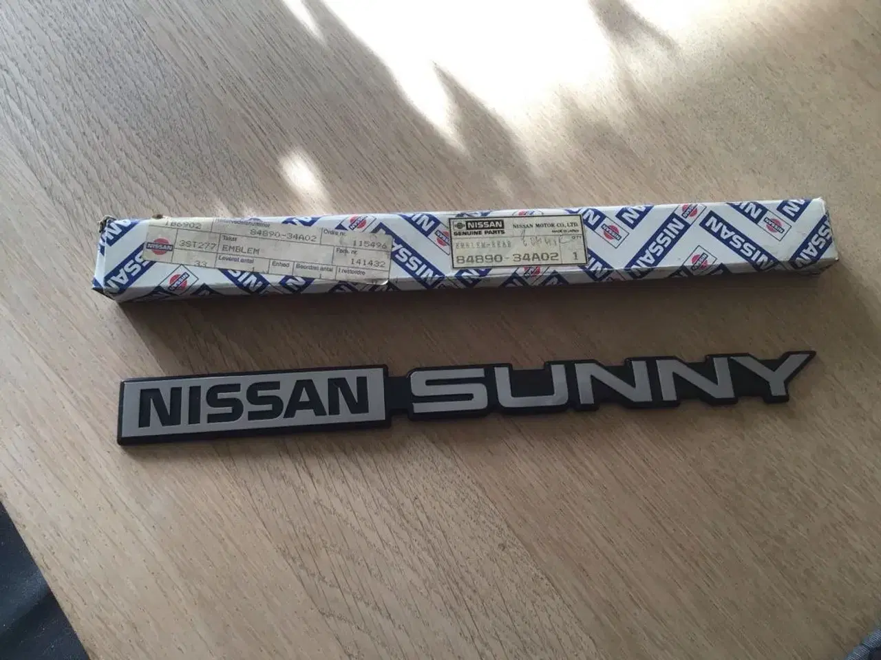Billede 1 - Nissan sunny skilt