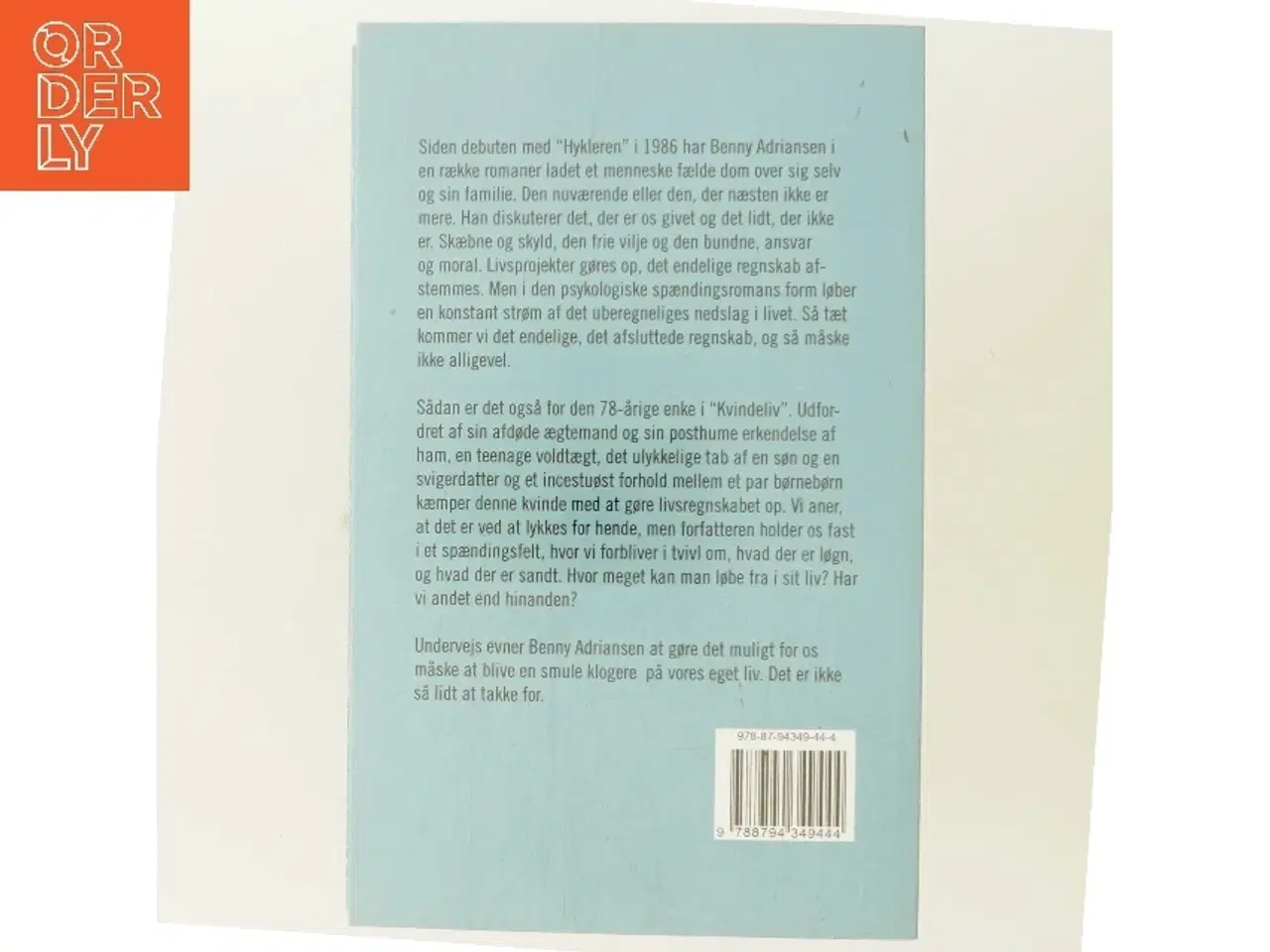 Billede 3 - Kvindeliv : roman af Benny Adriansen (Bog)