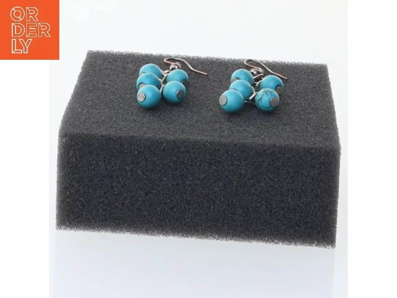 Billede 2 - Turkis øreringe