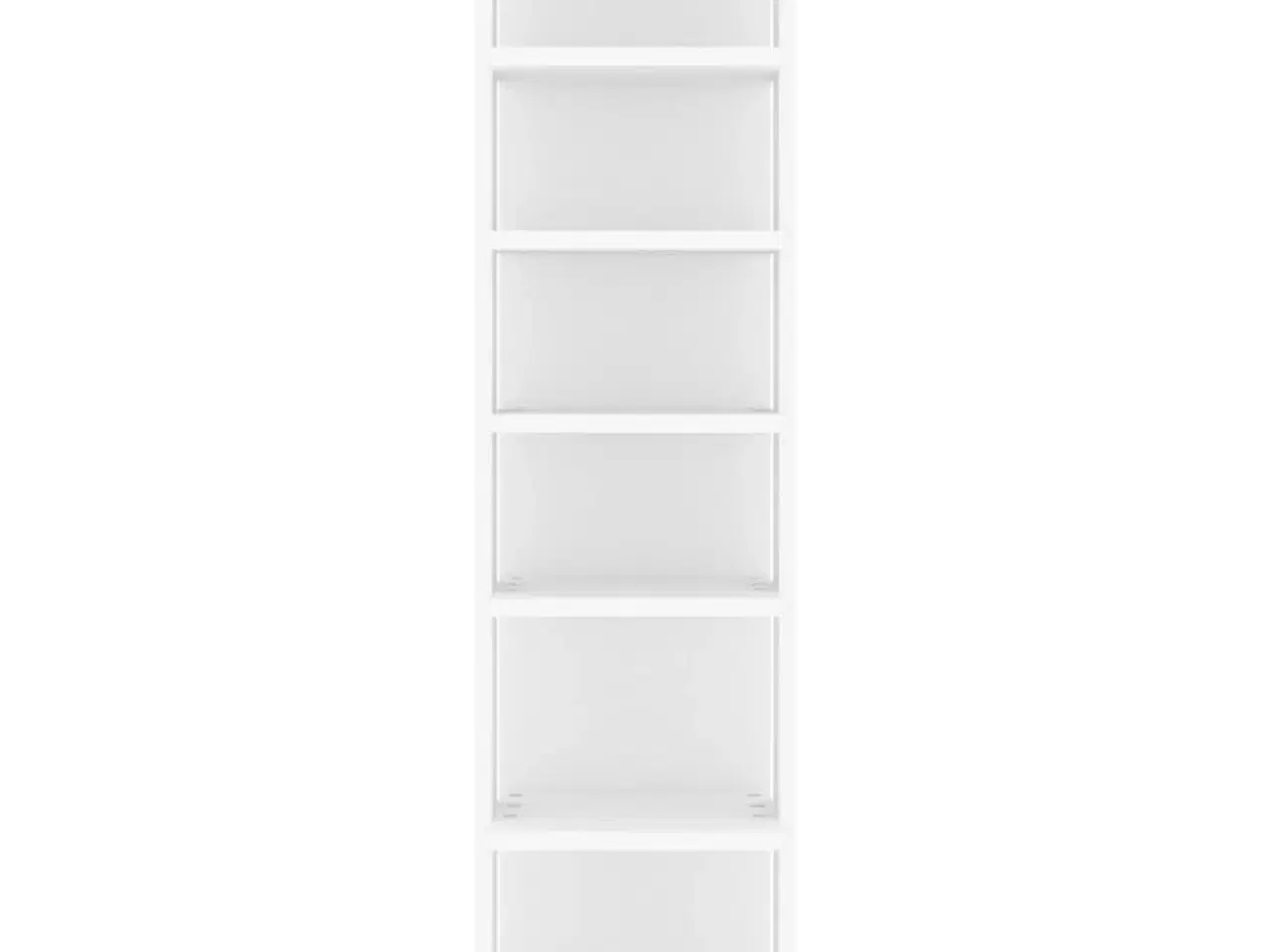 Billede 5 - Skoskabe 2 stk. 27,5x27x102 cm konstrueret træ hvid