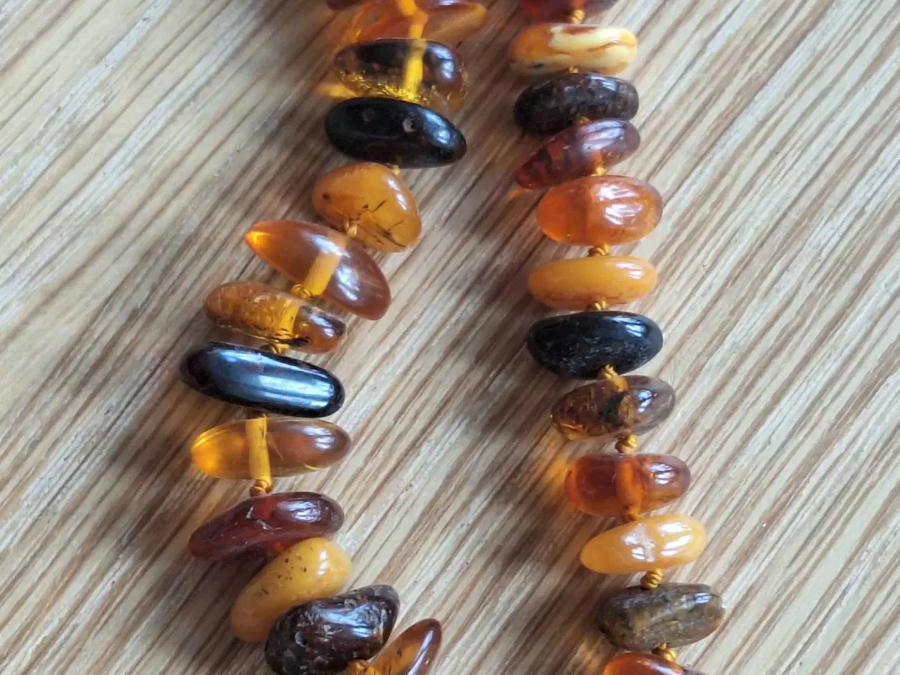 Billede 6 - Poleret ravhalskæde