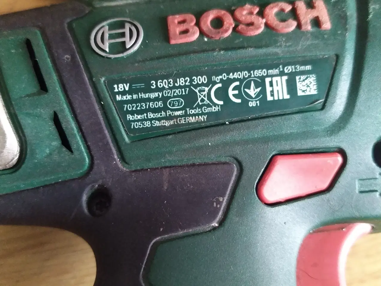 Billede 1 - Bosch 18V boremaskine 