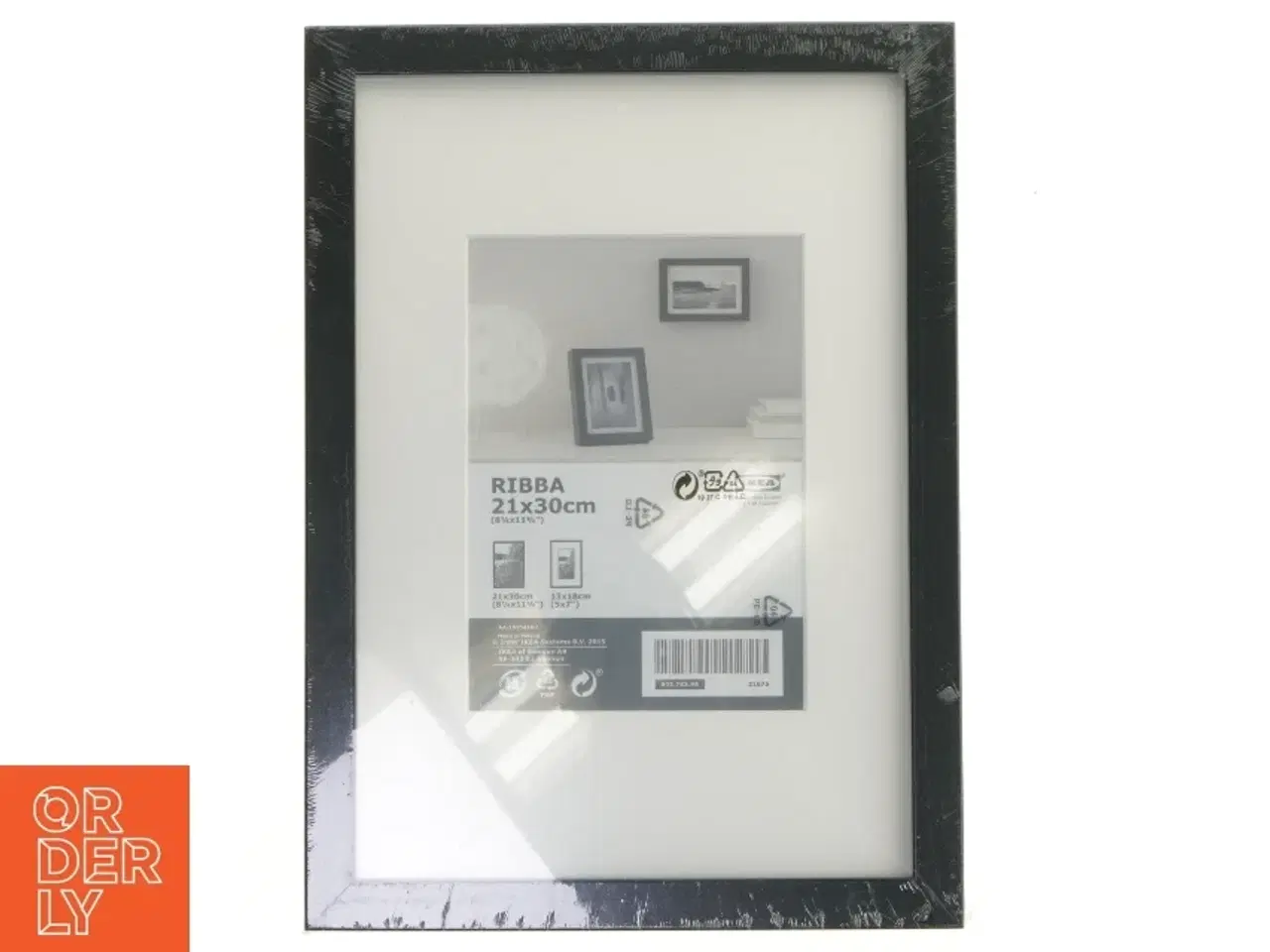 Billede 1 - Sort billedramme fra IKEA (str. 21x30 cm)