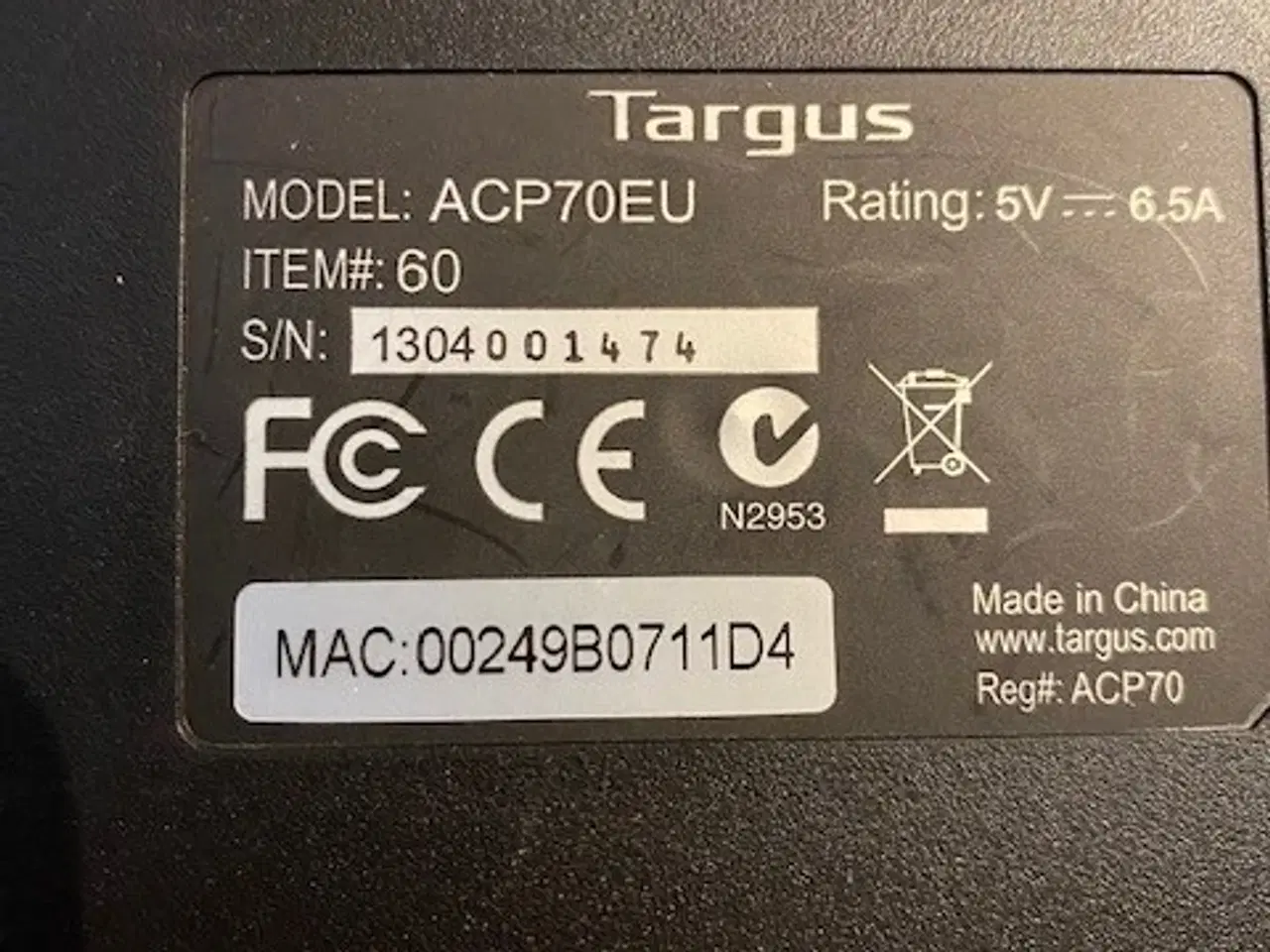 Billede 2 - TARGUS - ACP70EU - Docking Station