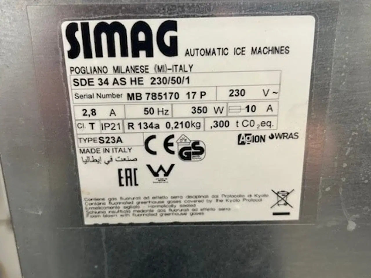 Billede 4 - Simag Isterningmaskine