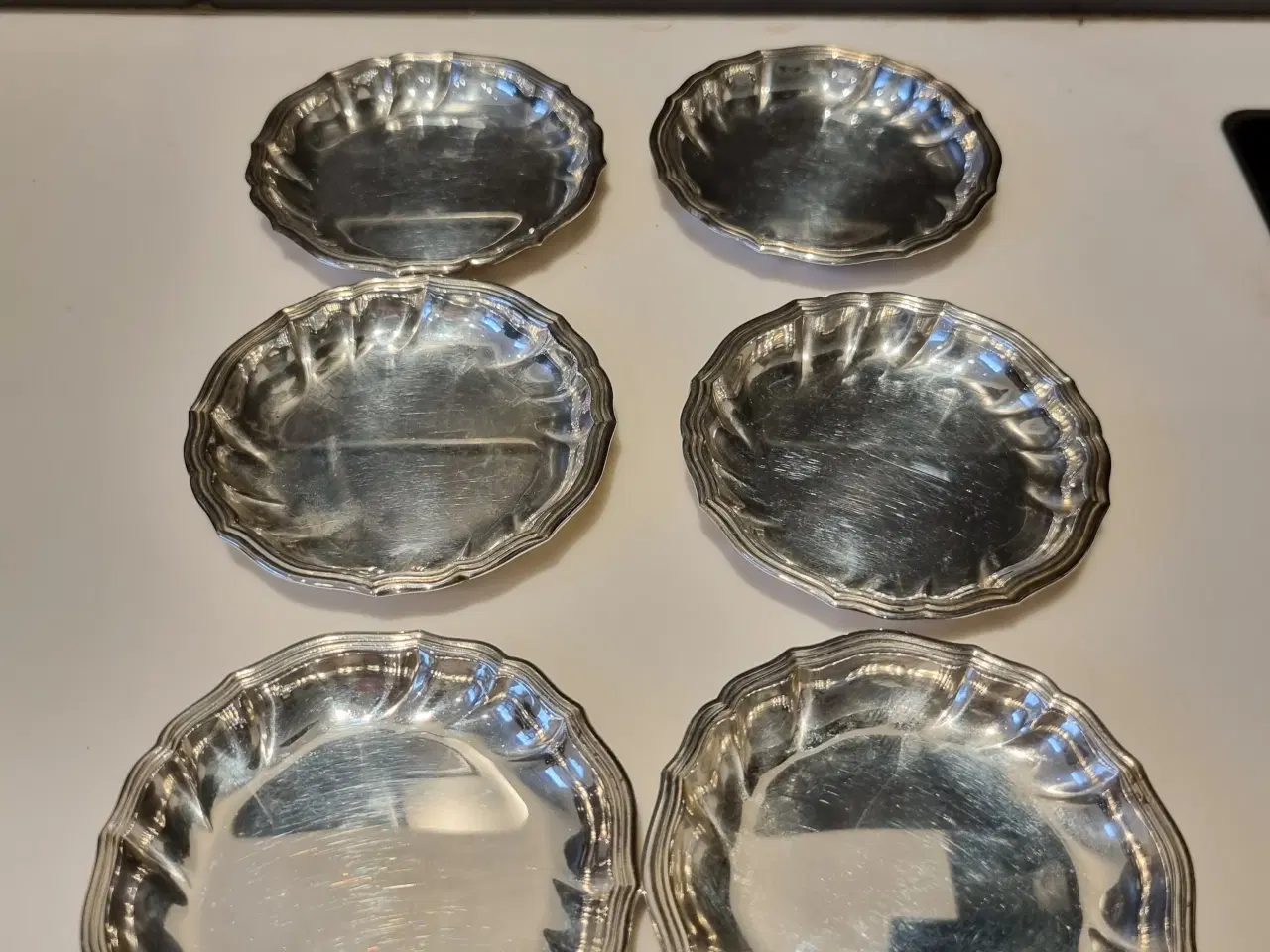 Billede 1 - Sølv glas bakker