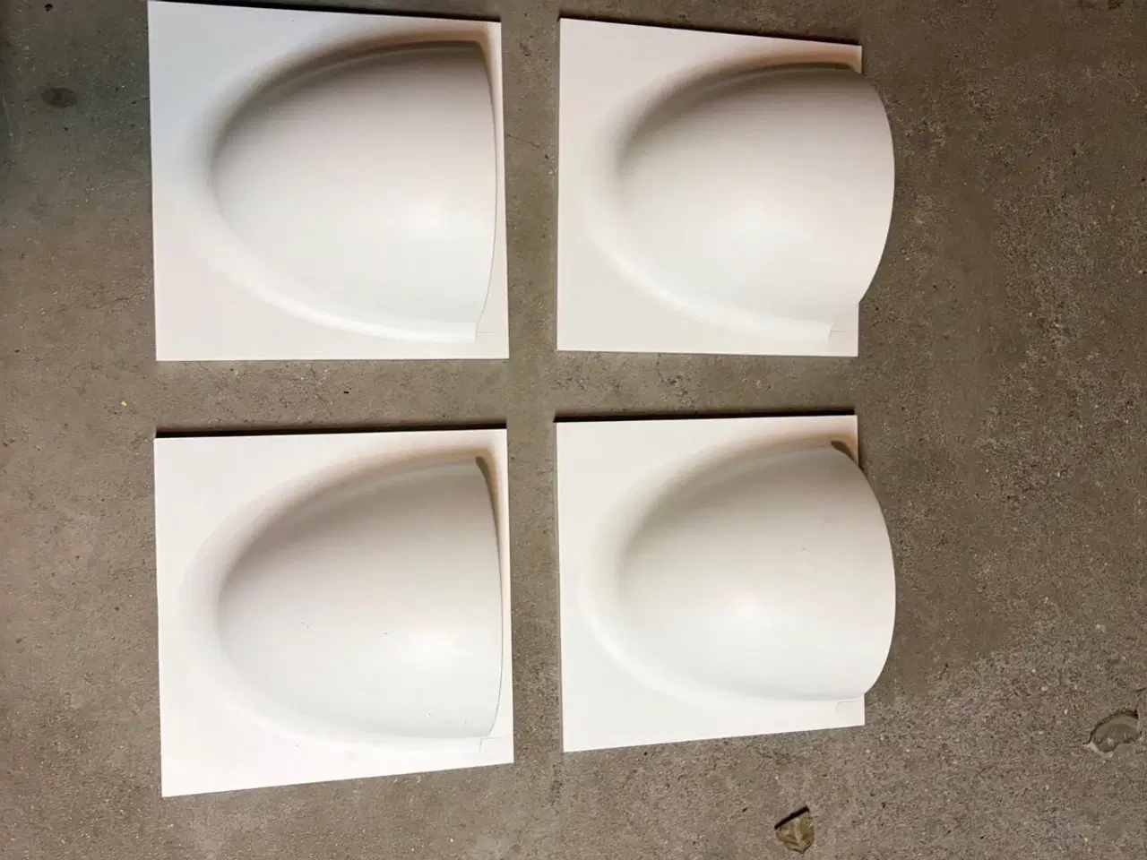 Billede 2 - 4 stk væghængte planteophæng / potter