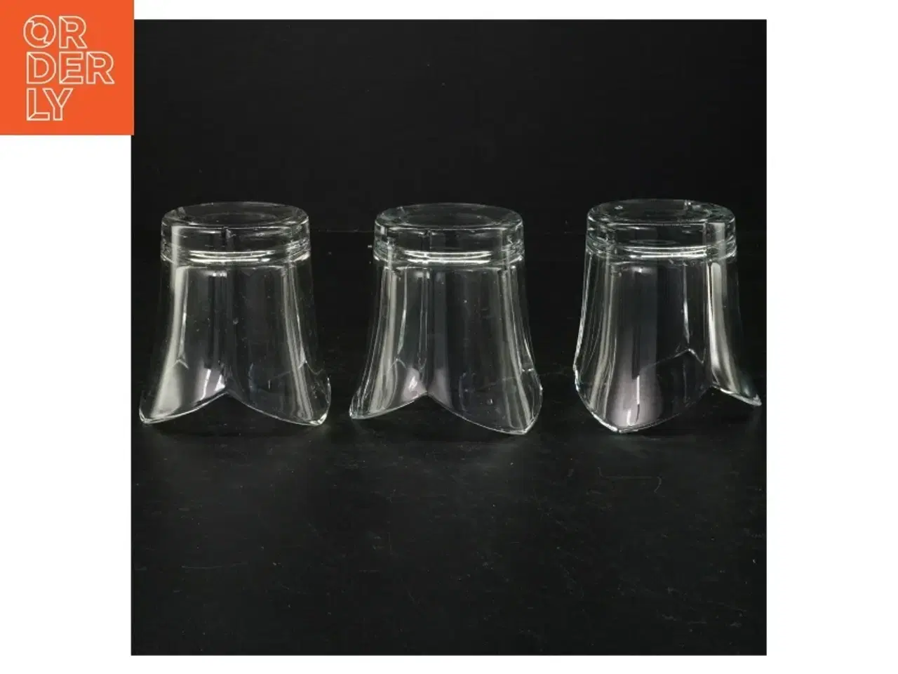 Billede 2 - Gennemsigtige glasfade fra Erik Bagger (str. 9 cm)