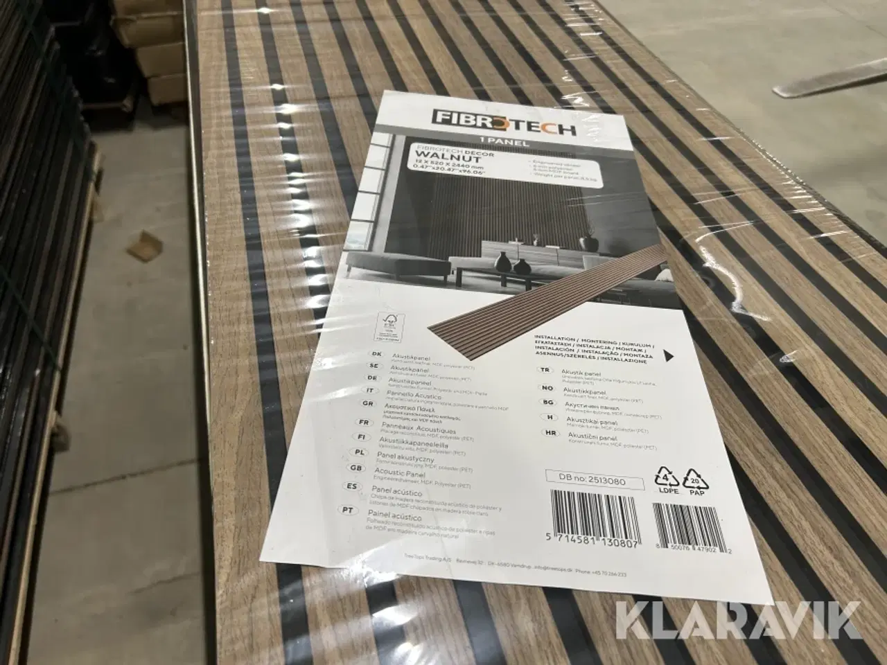 Billede 2 - Akustikpaneler Fibrotech Walnut 61 styk
