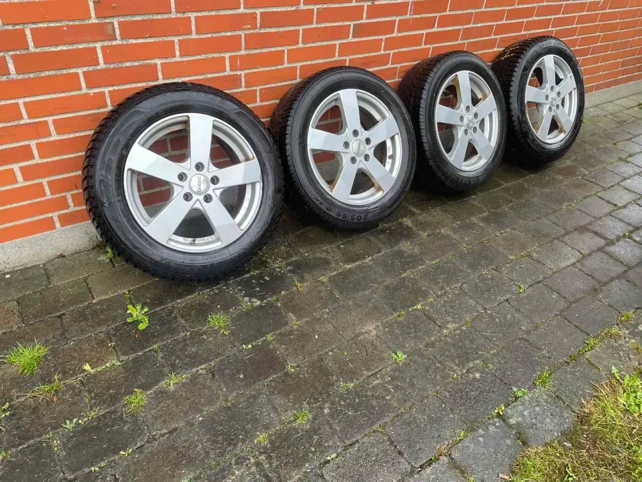 Billede 2 - 16” Peugeot/Citroën aluhjul med vinterdæk og TPMS