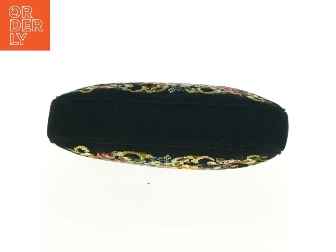 Billede 4 - Vintage broderet pung med guldkæde hank (str. 16 x 13 x 5 cm)