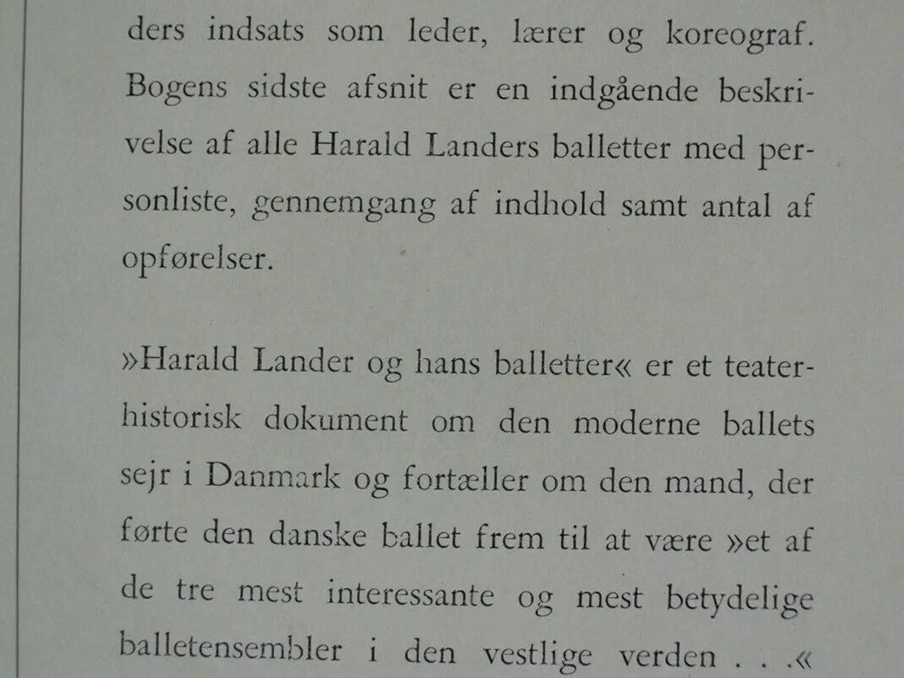 Billede 2 - harald lander og hans balletter, af allan frideric