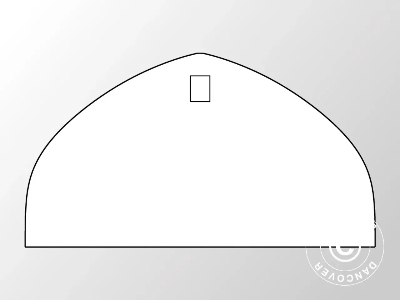 Billede 1 - Endevæg standard til telthal Lagertelt/rundbuehal