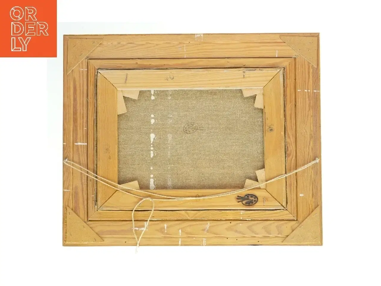 Billede 2 - Landskabsbillede med ramme (str. 56x46 cm)