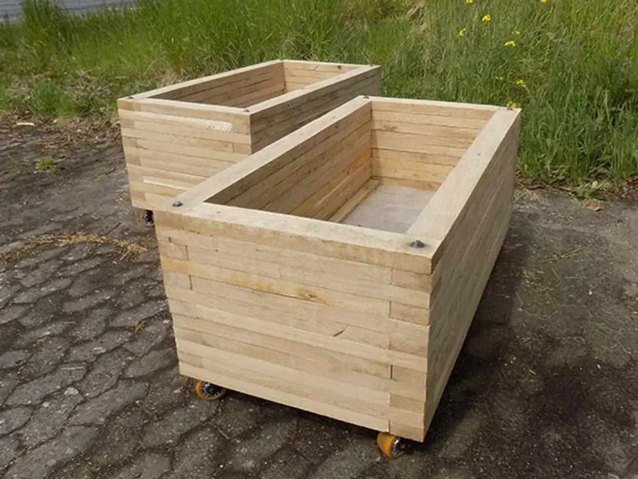 Billede 5 - Højbede, egetræ - byggesæt