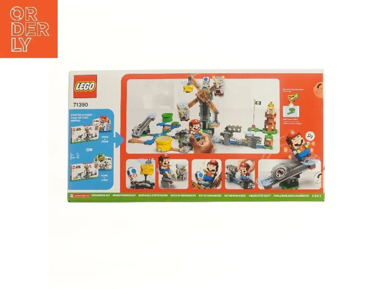 Billede 2 - LEGO Super Mario Reznor Knockdown udvidelsessæt fra Lego (str. 28x7,5x54 cm)