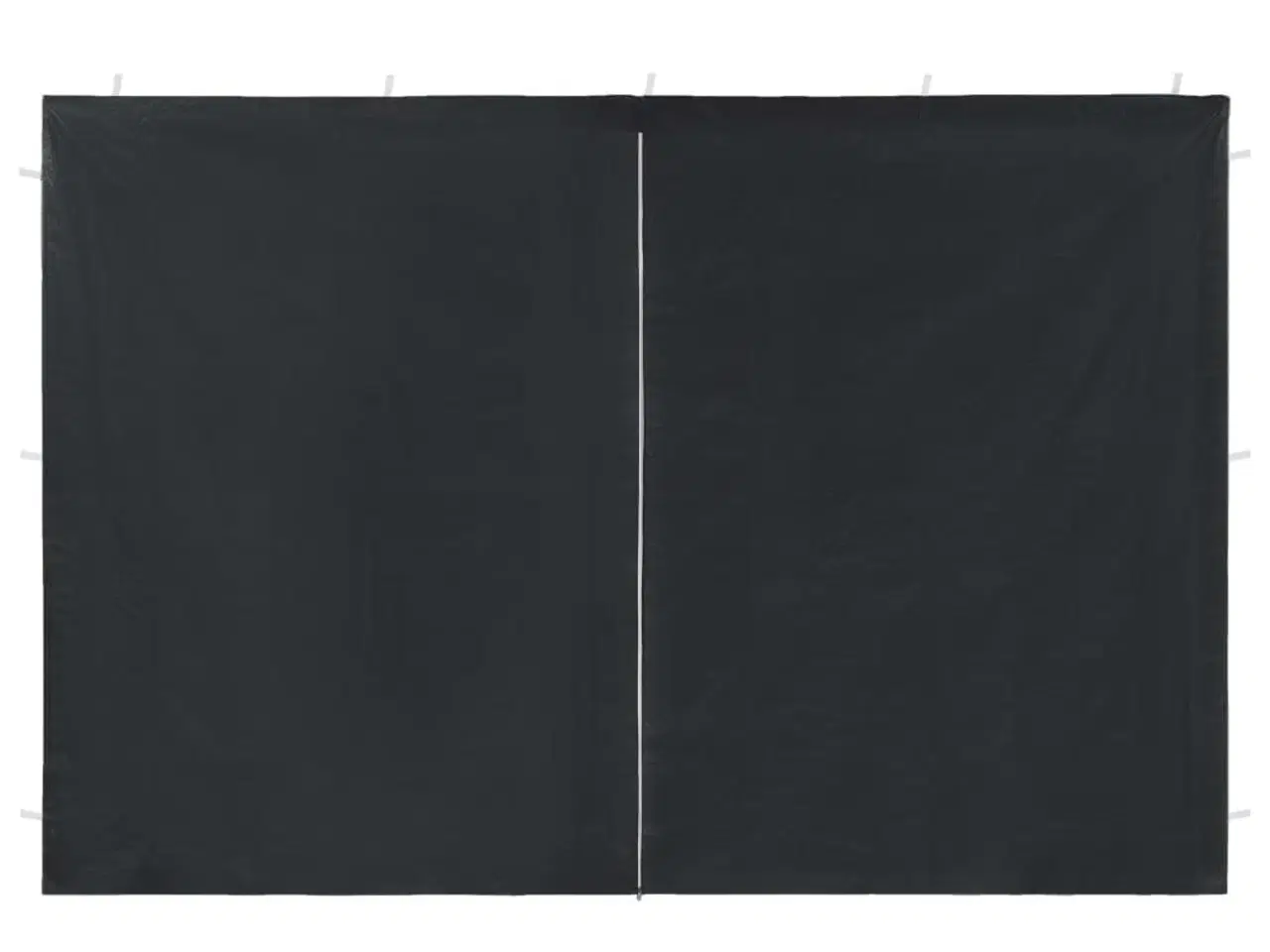 Billede 2 - Sidevæg til festtelt med lynlås 2 stk. PE antracitgrå