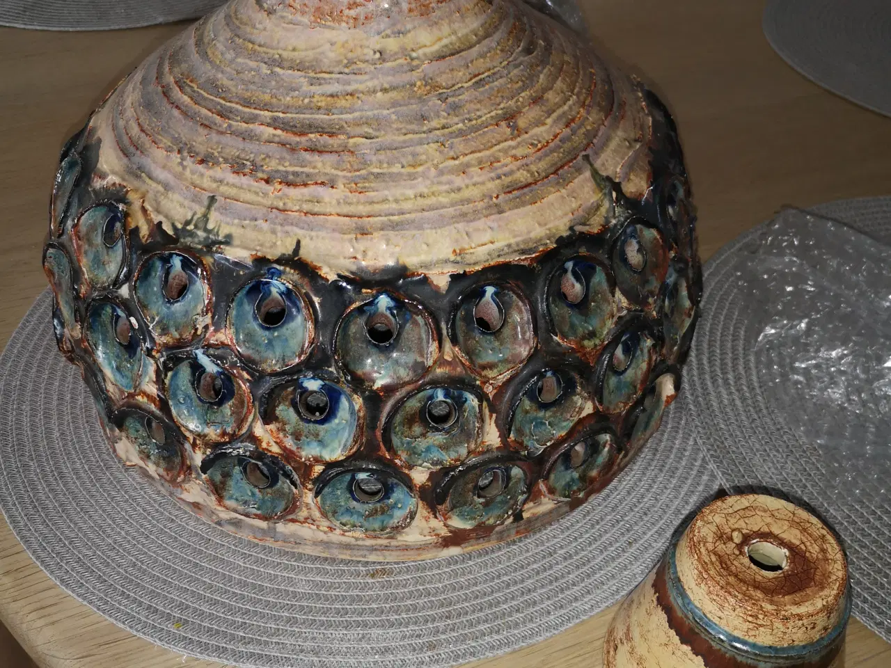 Billede 1 - Keramik hænge / loftlampe