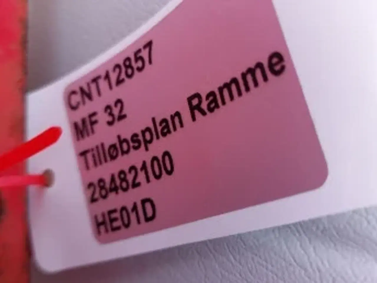 Billede 14 - Massey Ferguson 32 Tilløbsplan Ramme 28482100