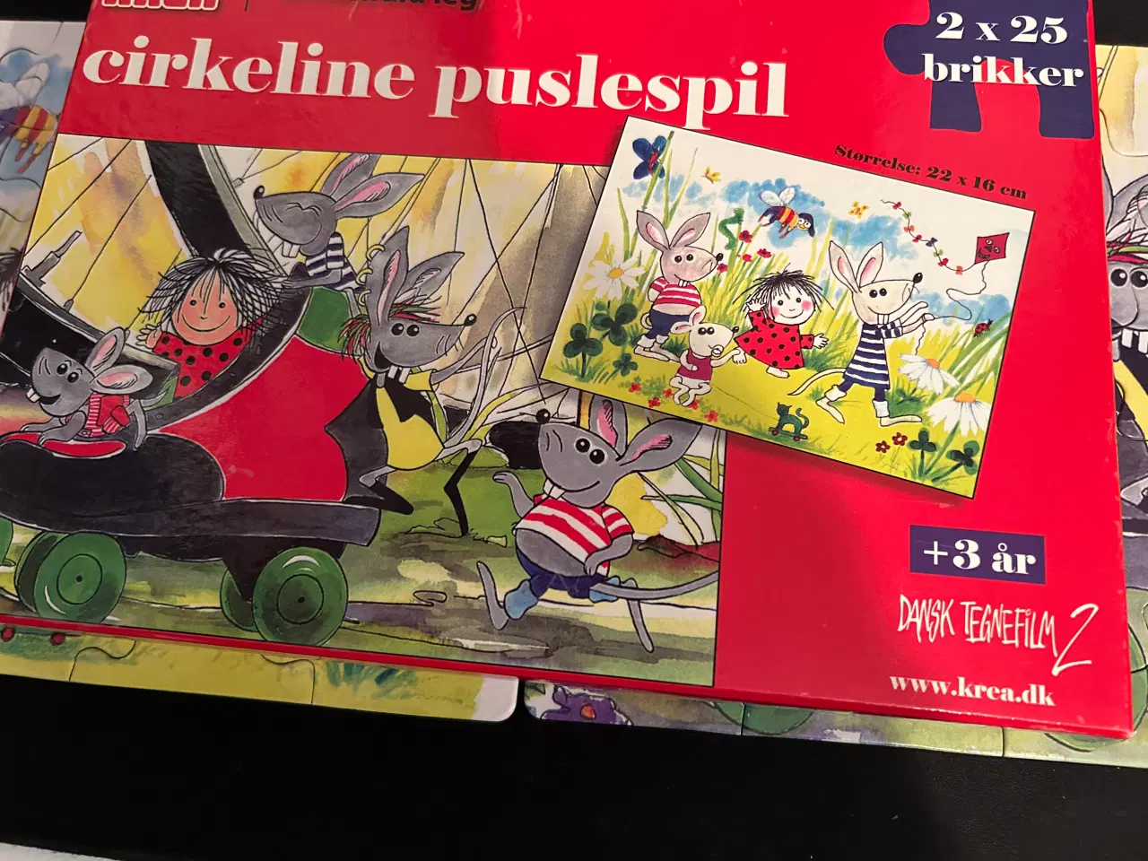 Billede 4 - Cirkeline puslespil 2 stk. a 25 brikker