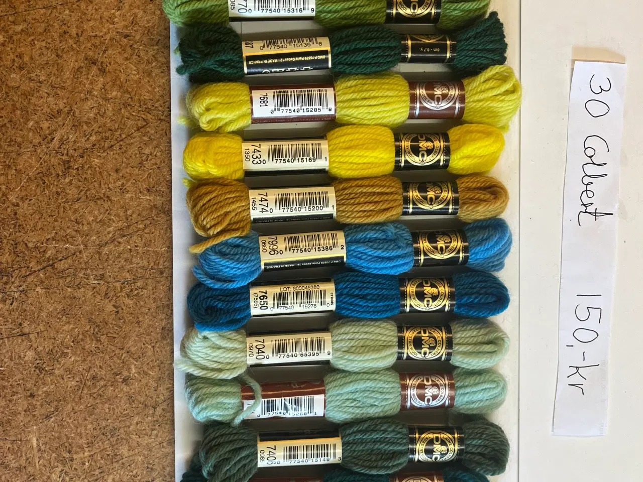 Billede 3 - Coltber DMC ZEPHYRGARN  30 stk