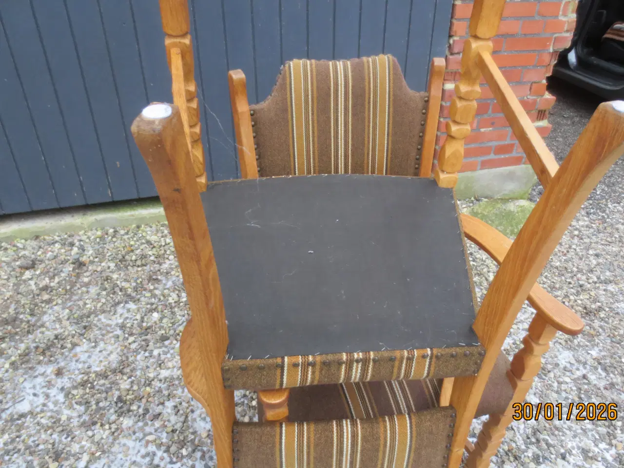 Billede 5 - 2 stk Henning Kjærulff Armstole i Egetræ