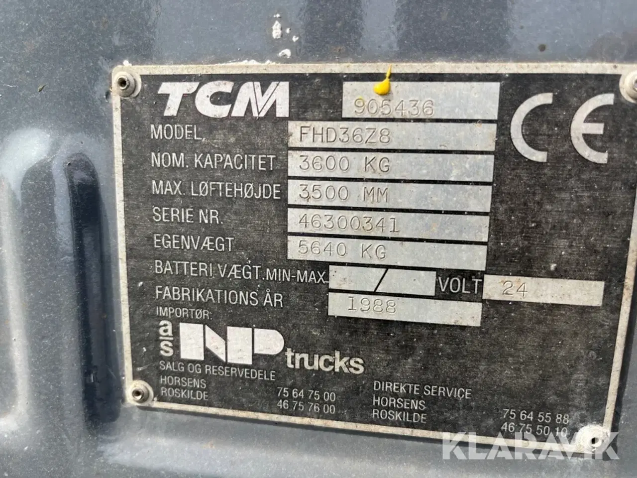 Billede 11 - Truck TCM FHD36Z8