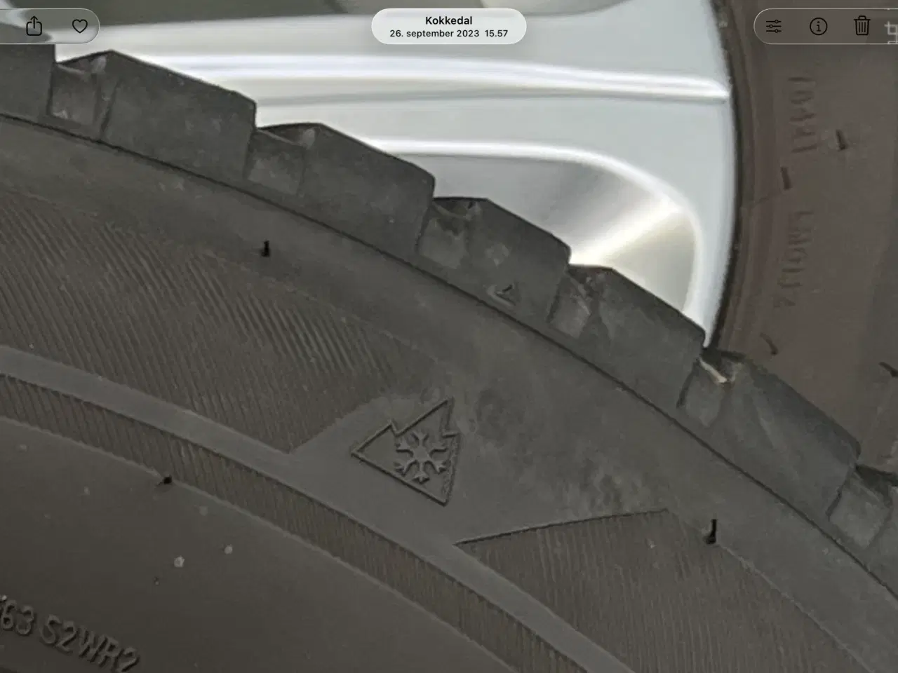 Billede 6 - Mercedes vinter dæk på Alu fælge til en GLB