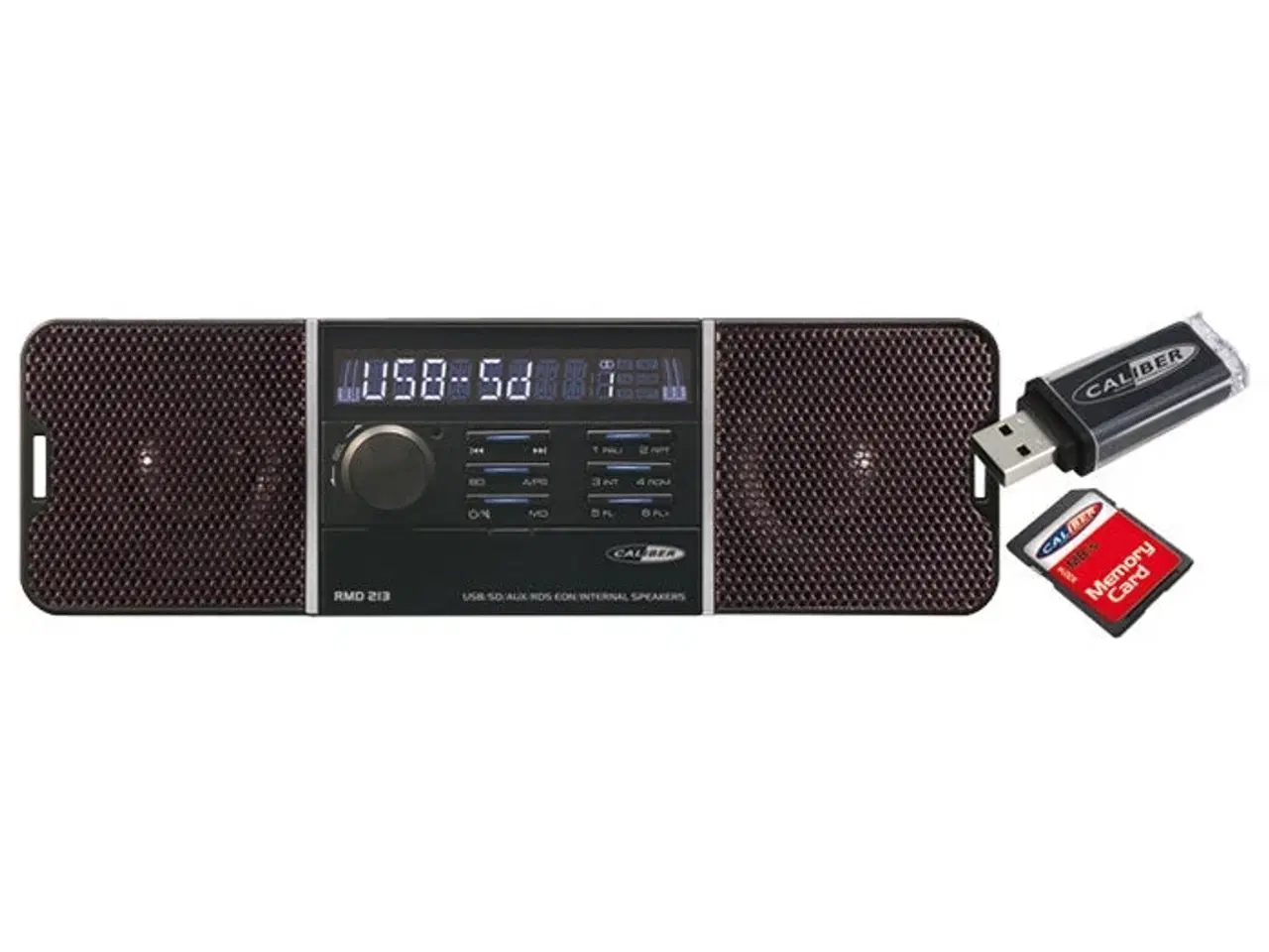 Billede 1 - Caliber RMD213 1-DIN med indbygget højttalere