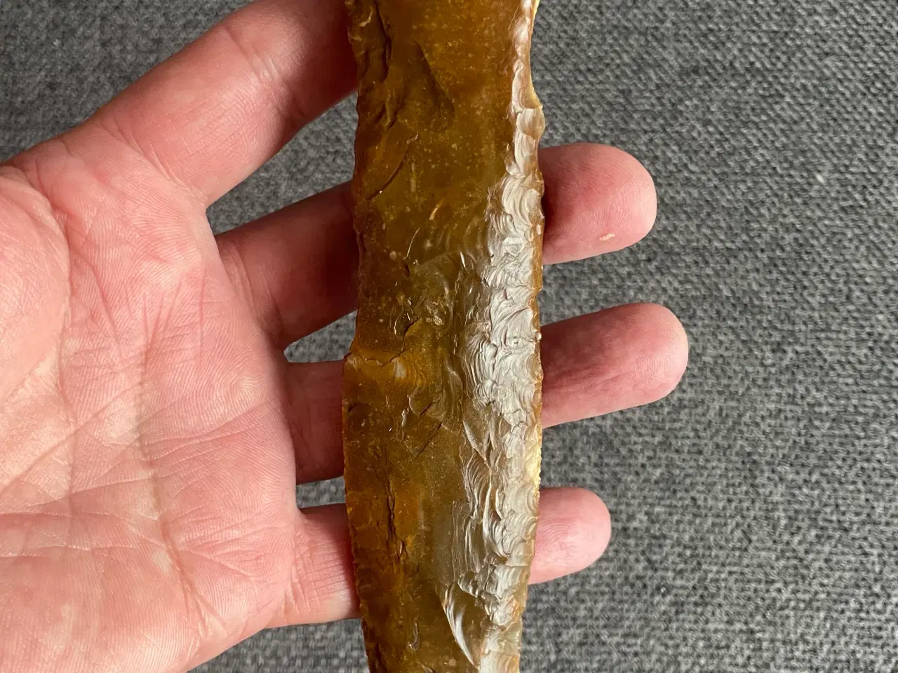 Billede 1 - Fiskehaledolk fra stenalderen