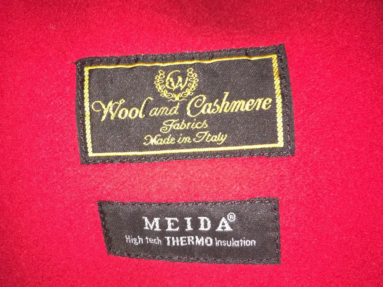 Billede 7 - Nool og cashmere frakke rød 