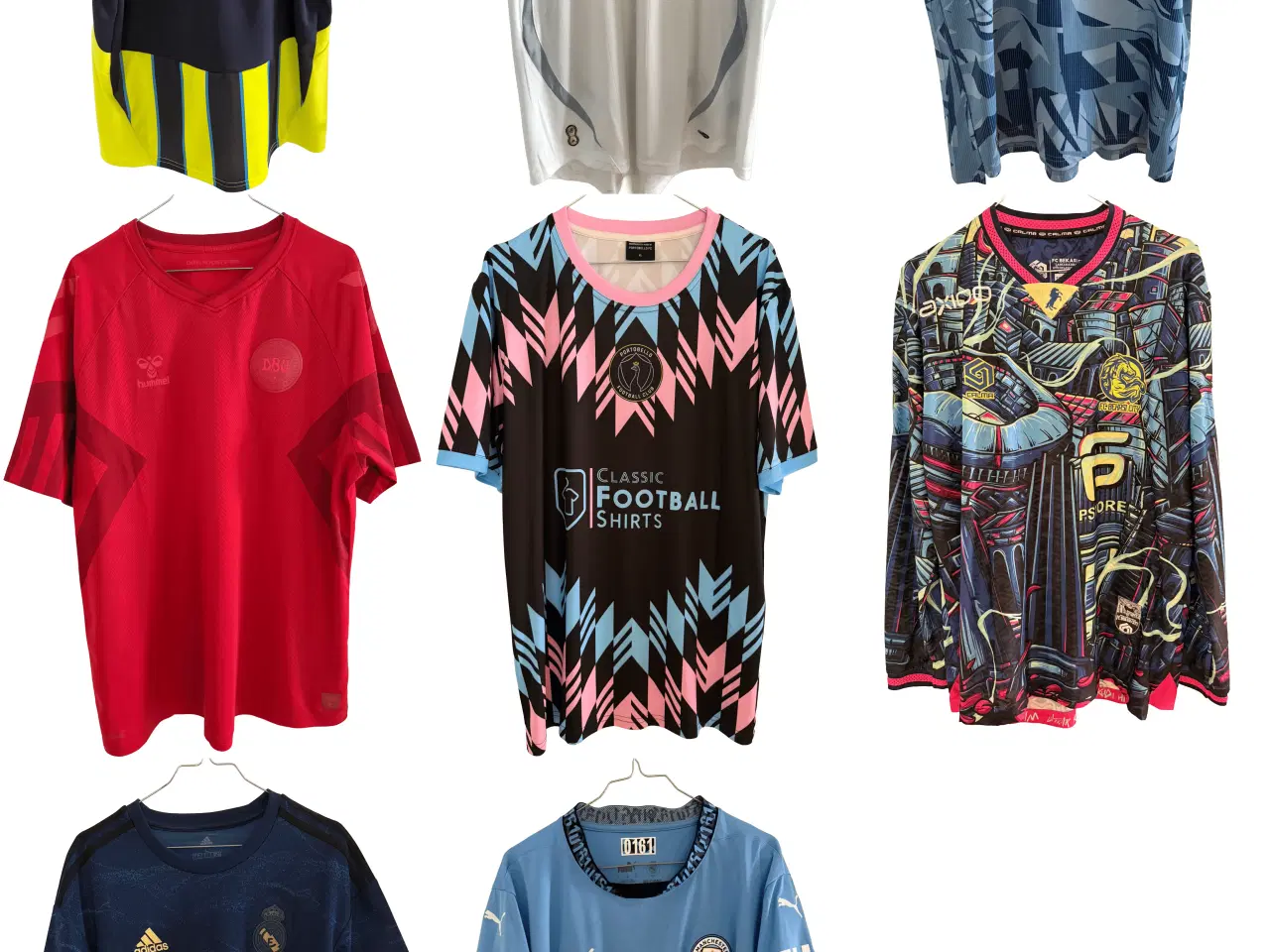 Billede 1 - Diverse Fodboldtrøjer - L/XL