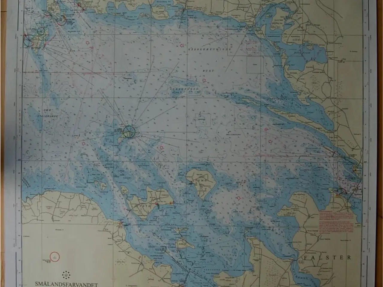 Billede 1 - Dansk Søkort  160 SMÅLANDSFARVANDET  Vestlige del