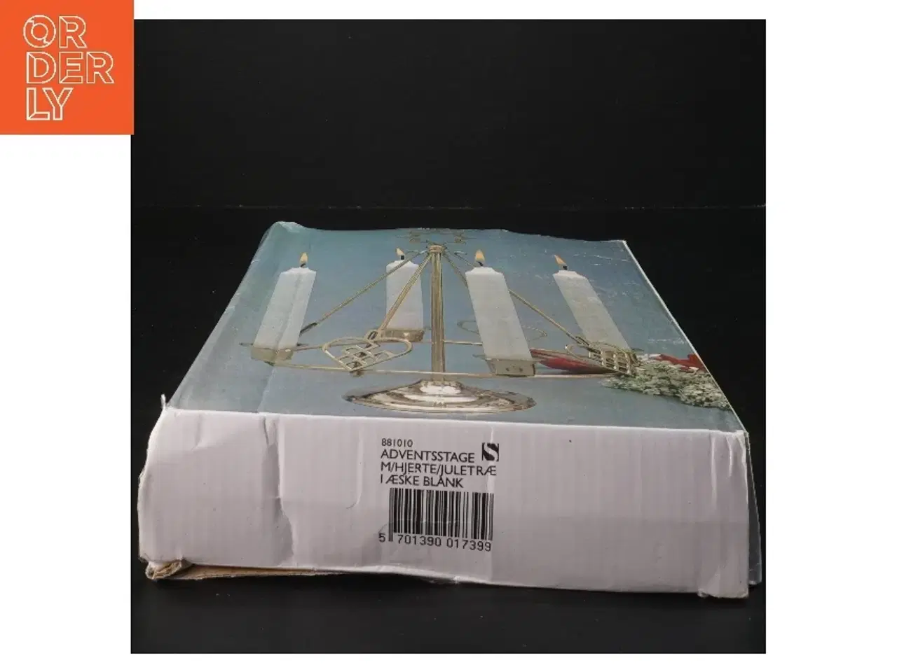 Billede 4 - Advent lysestage med hjerter (str. Ø 18x h 32 cm)