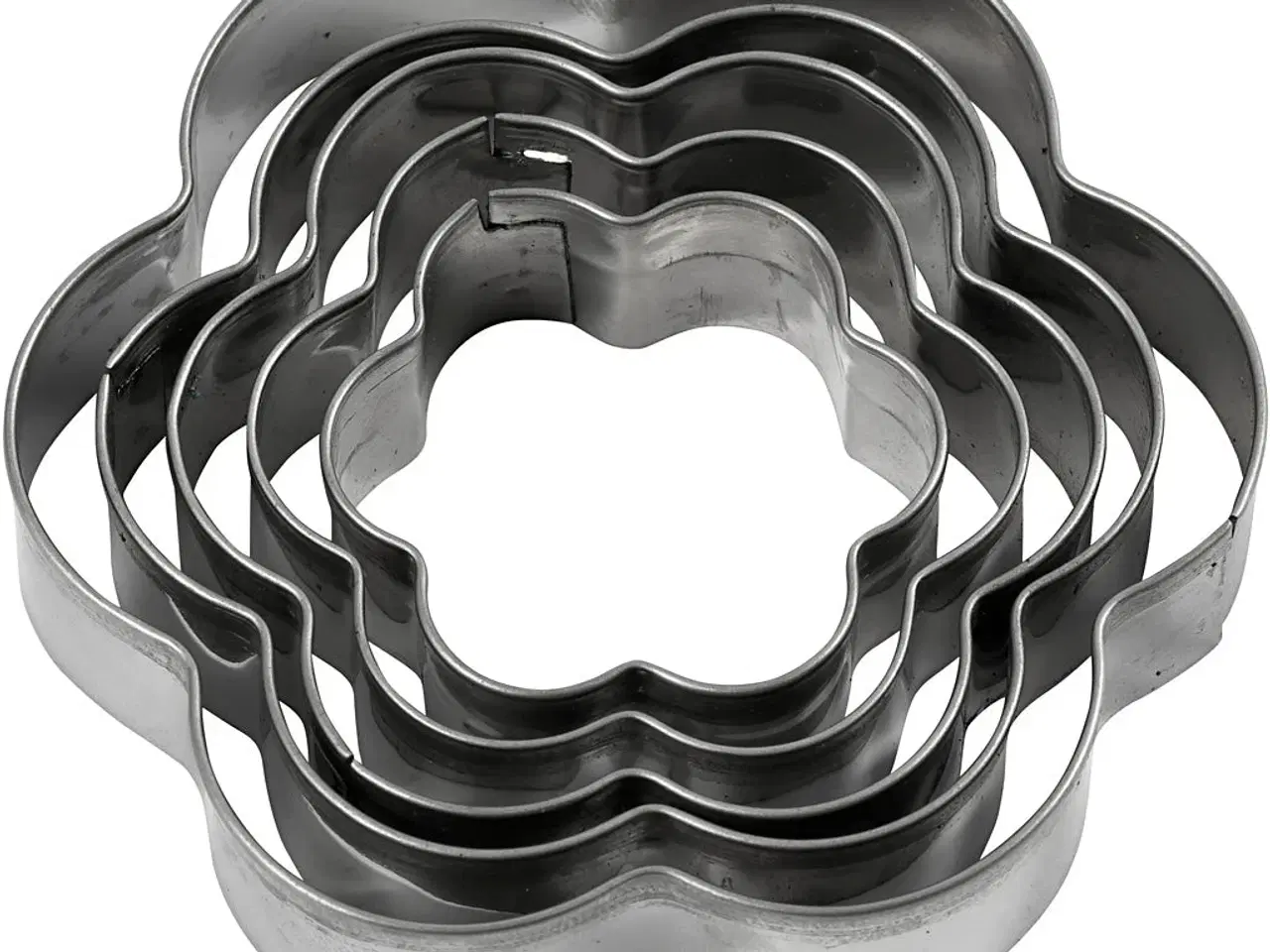 Billede 1 - Udstiksforme, blomst, str. 8 cm, 5stk./ 1 pk.