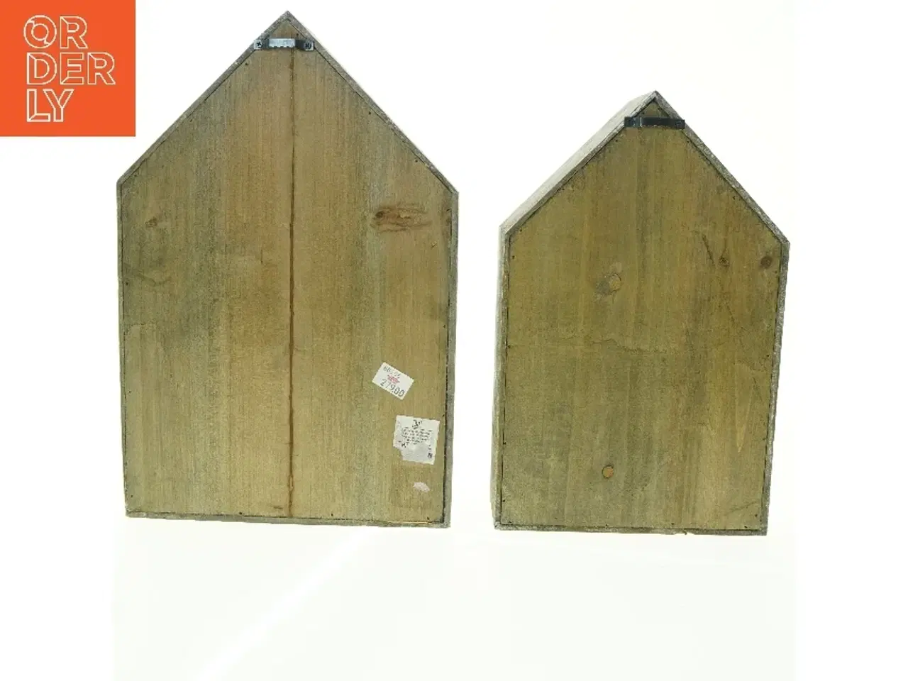 Billede 2 - Træ hus dekoration (str. H. 30-35 cm. b 19-23 cm)