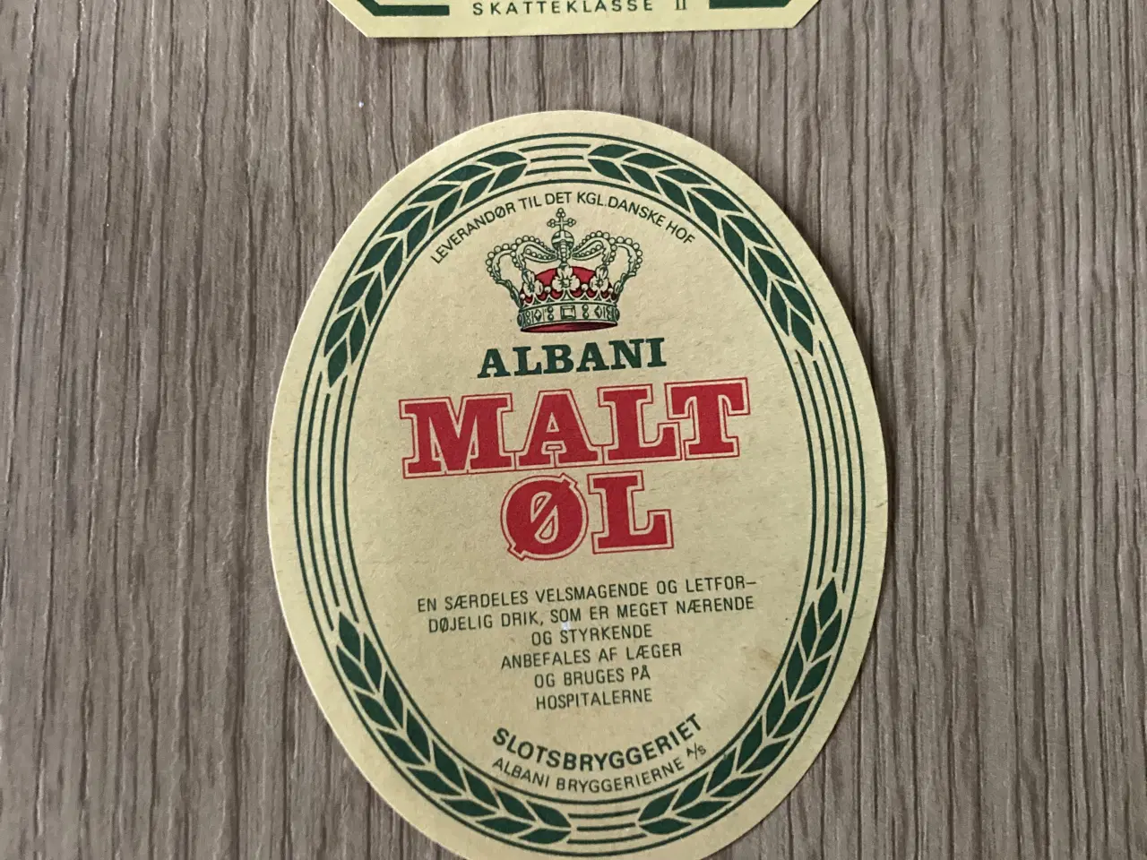 Billede 1 - Albani Bryggerierne – Malt Øl