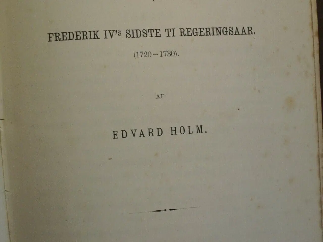 Billede 3 - danmark-norges historie i frederik |v's sidste ti 