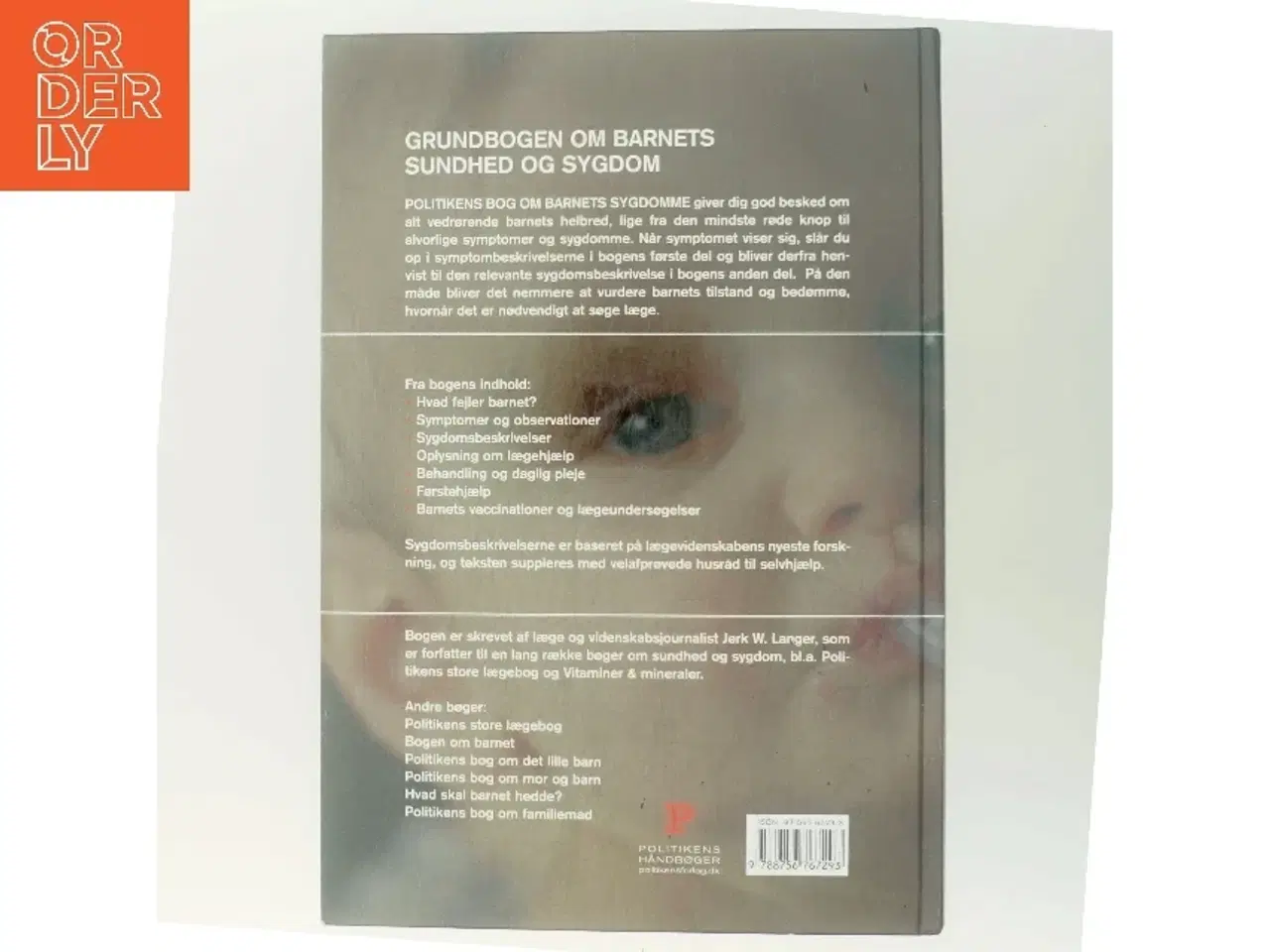 Billede 3 - Politikens bog om barnets sygdomme af Jerk W. Langer (Bog)