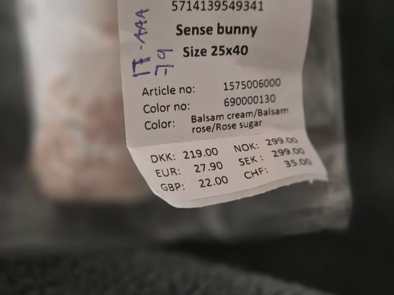 Billede 3 - Sense Bunny bamse