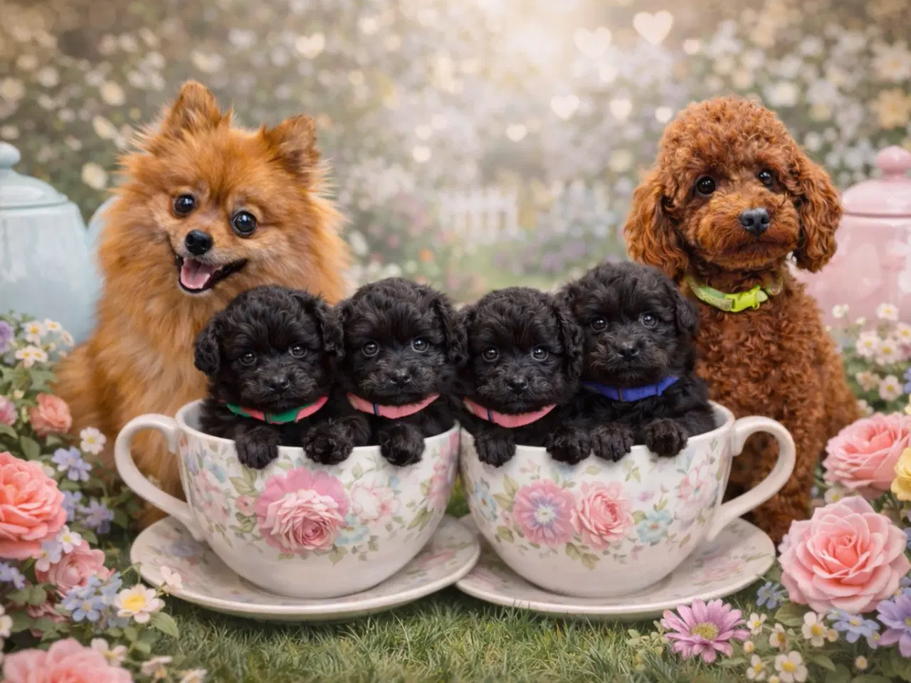 Billede 11 - 🐾 Skønne Pomapoo hvalpe søger deres forever homes