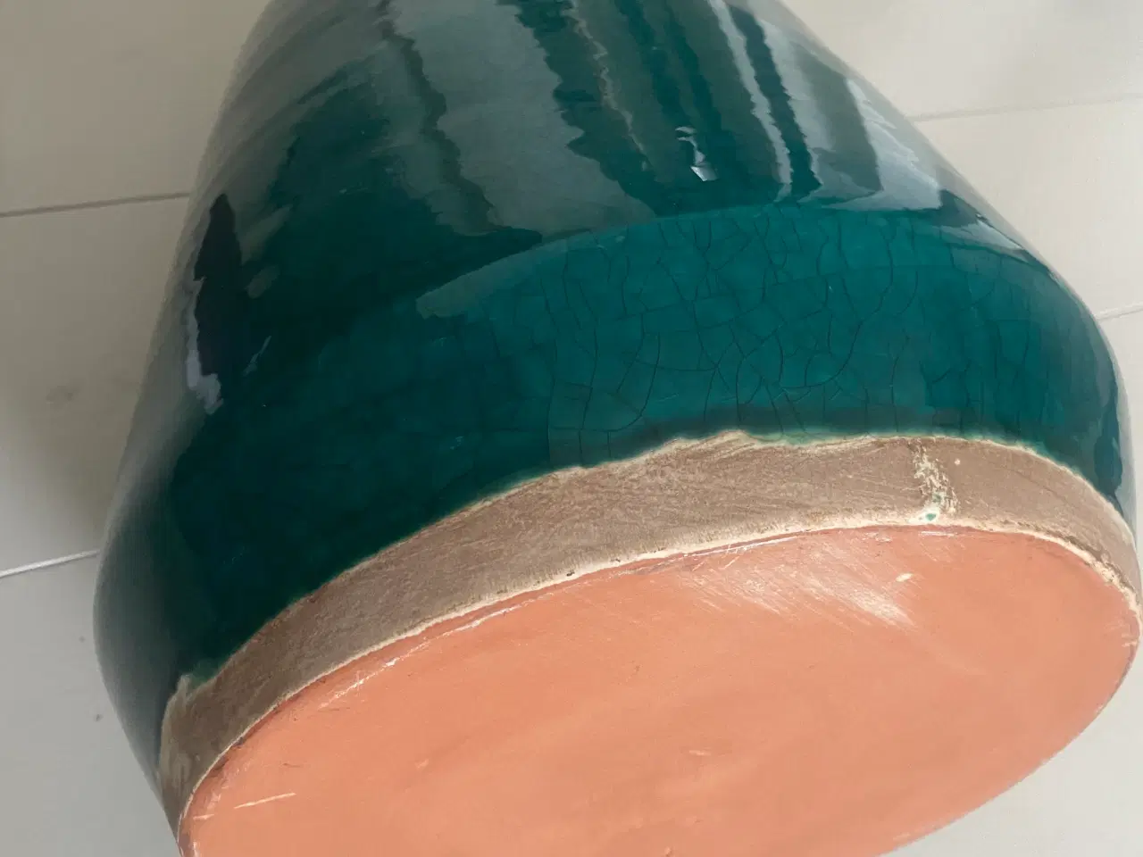 Billede 3 - Grøn vase / gulvvase