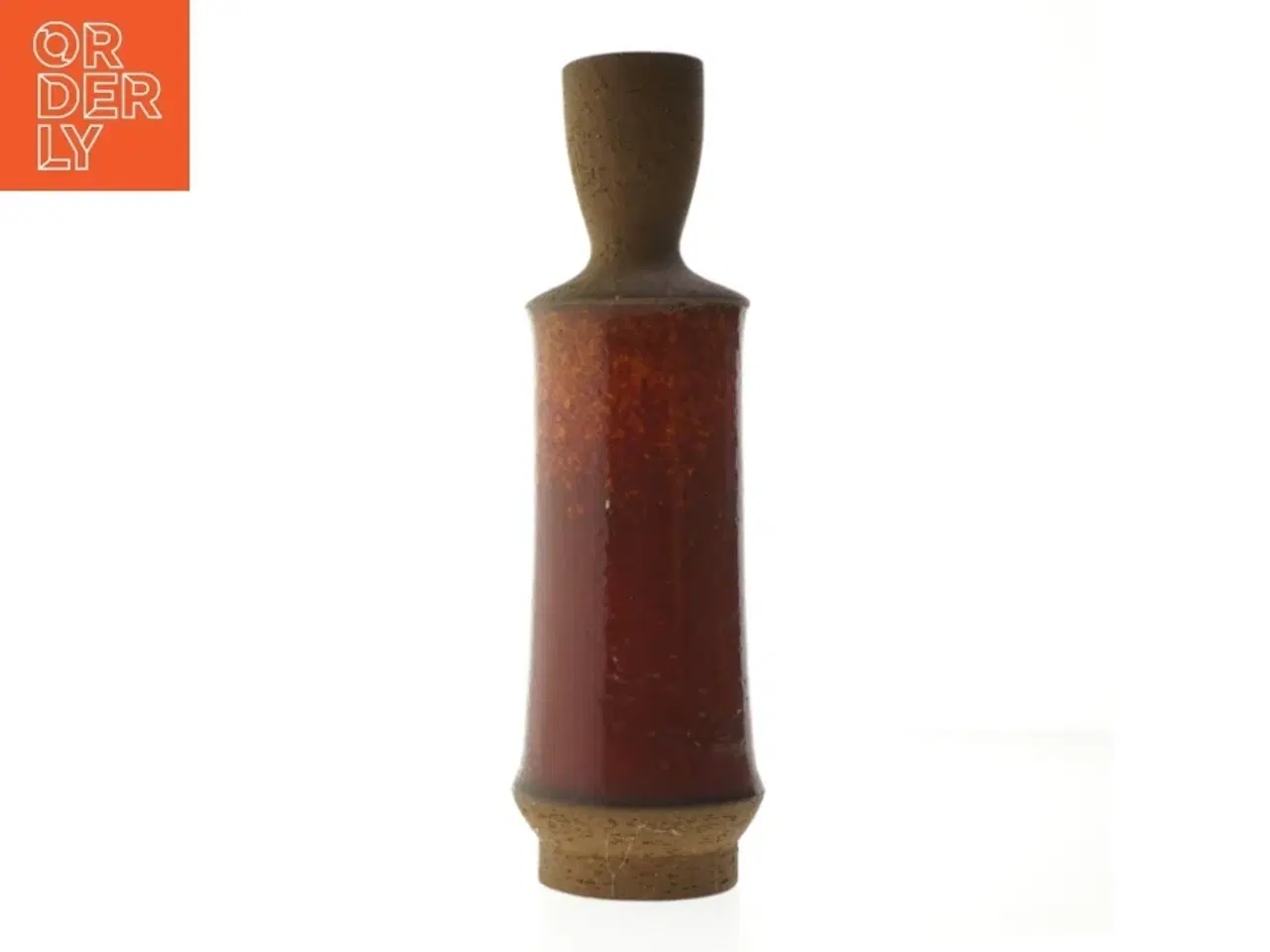 Billede 1 - Keramisk vase michael andersen (str. Ø. 5,5 cm. længde, 33 cm)