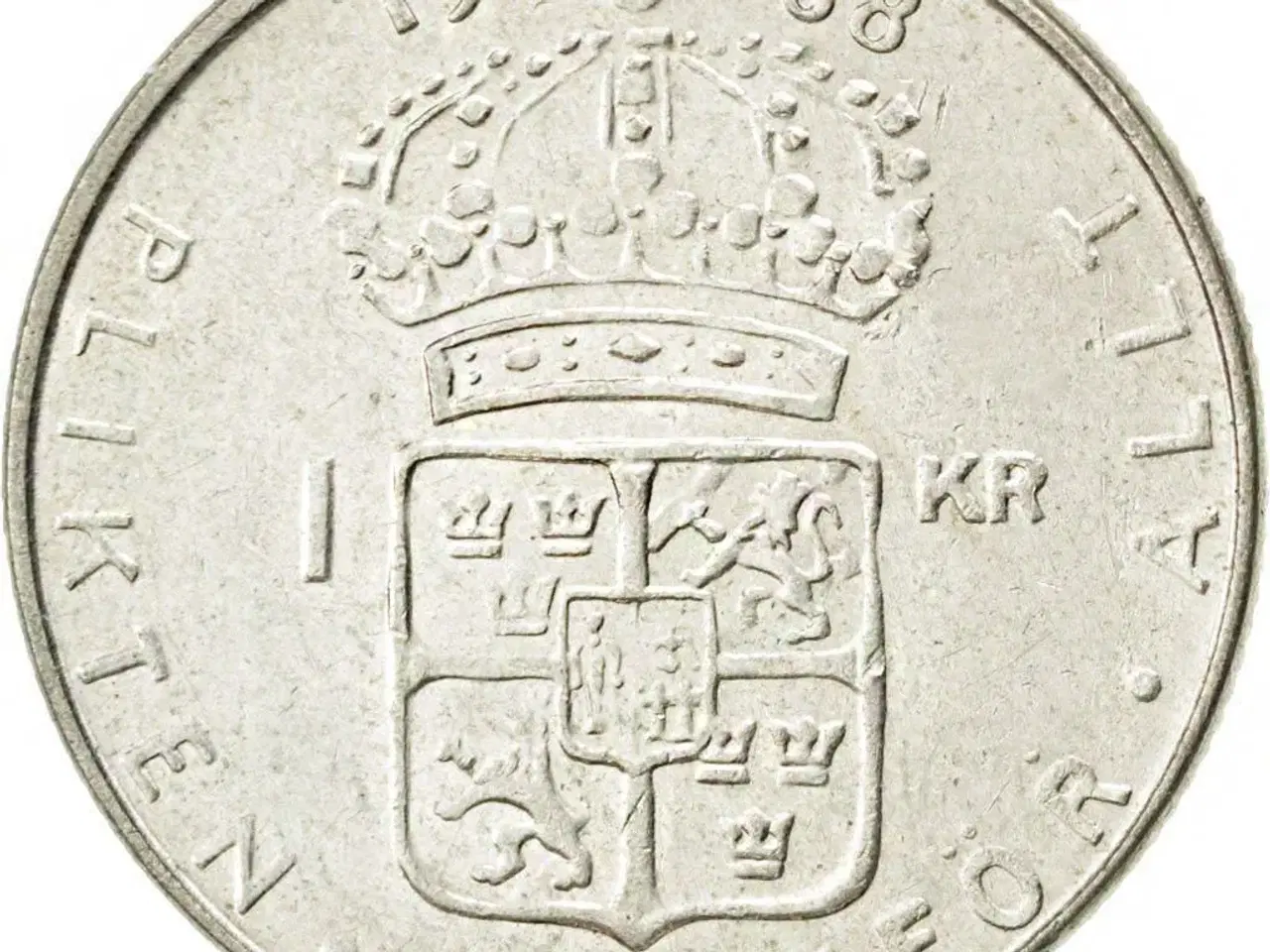 Billede 3 - Svenske 1 krona mønter fra 1952-1973