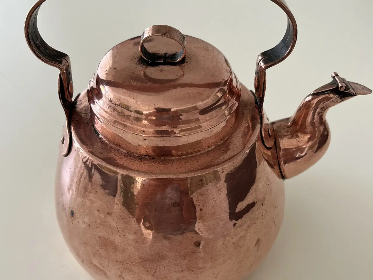 Billede 1 - Antik Kobber vandkedel, Kobber, 125 år gl.