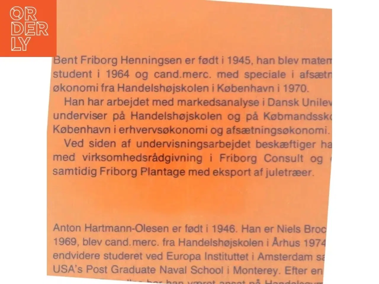 Billede 3 - Virksomhedens markedstilpasning og markedskommunikation af Bent Friborg Henningsen (Bog)