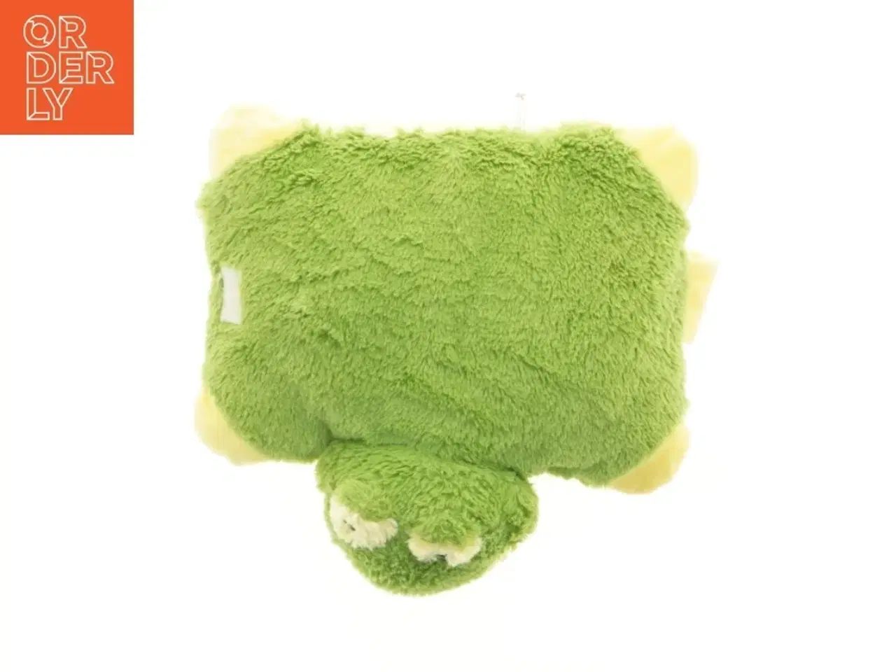 Billede 6 - Grøn og gul bamse frø (str. 31 x 30 cm)