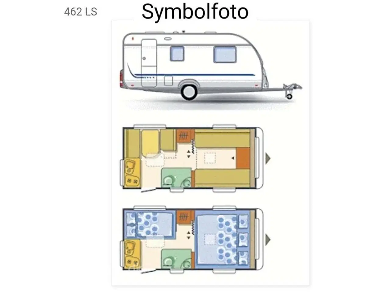 Billede 2 - 2012 - Adria Altea 462 LS   LAV VÆGT, Enkeltsenge m/UDTRÆK, m/MOVER FULDAUT.