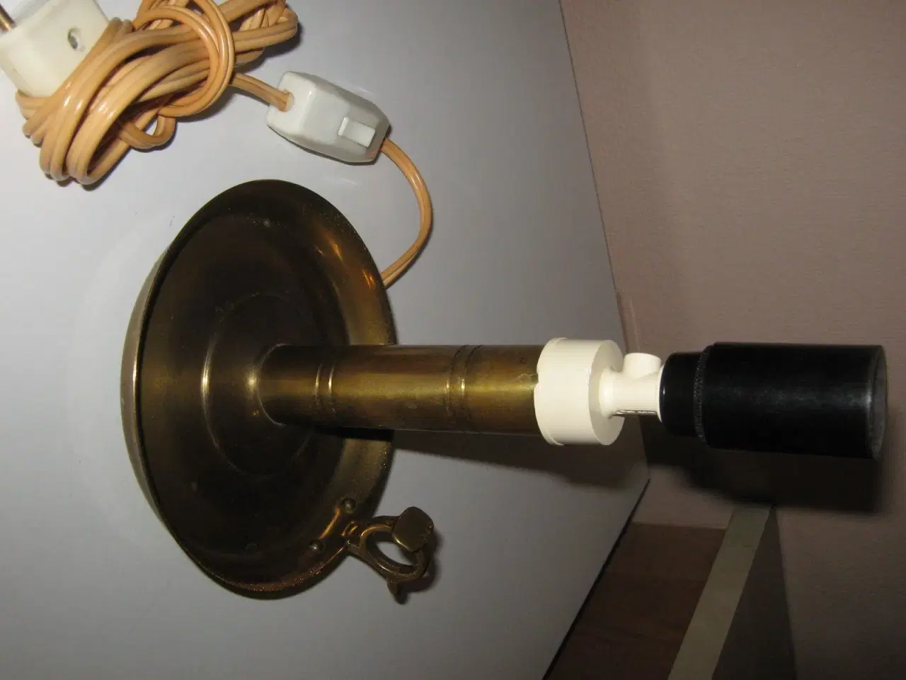 Billede 1 - Kammerstage - lampe i messing